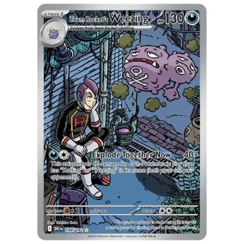 Team Rocket's Weezing - 199/182 - Destined Rivals